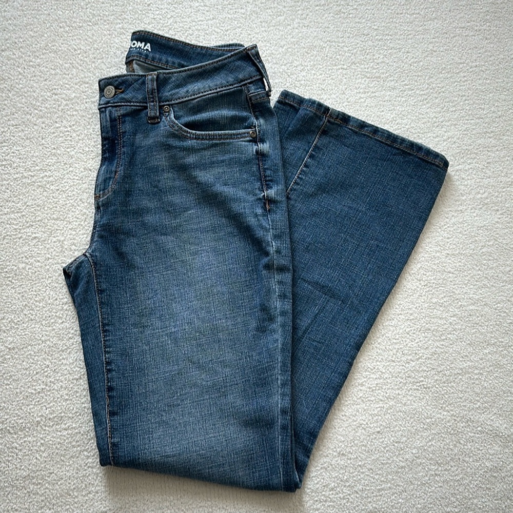 Sonoma distressed Curvy Bootcut Jeans, Size 6R